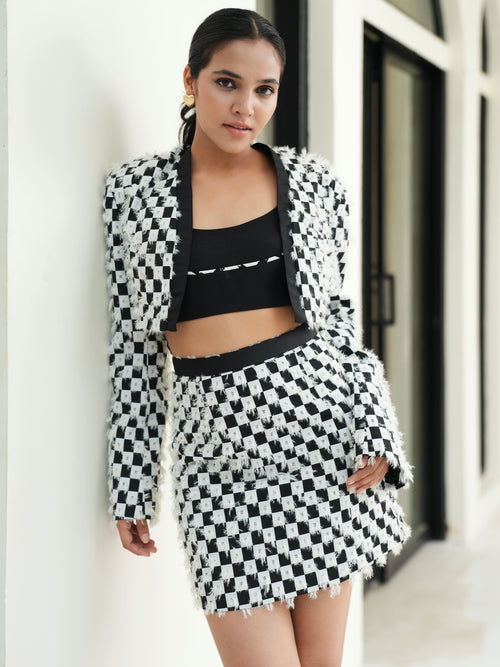 Black and White Check