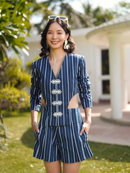White With Navy